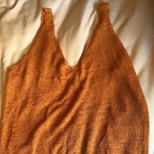 Burnt Orange Knit Tank top